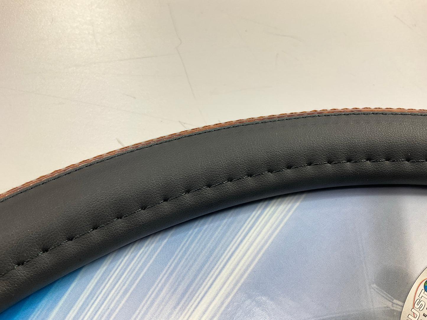 Custom Accessories 39755 Steering Wheel Cover For 14-1/2'' To 15-1/2'' Diam Wheels