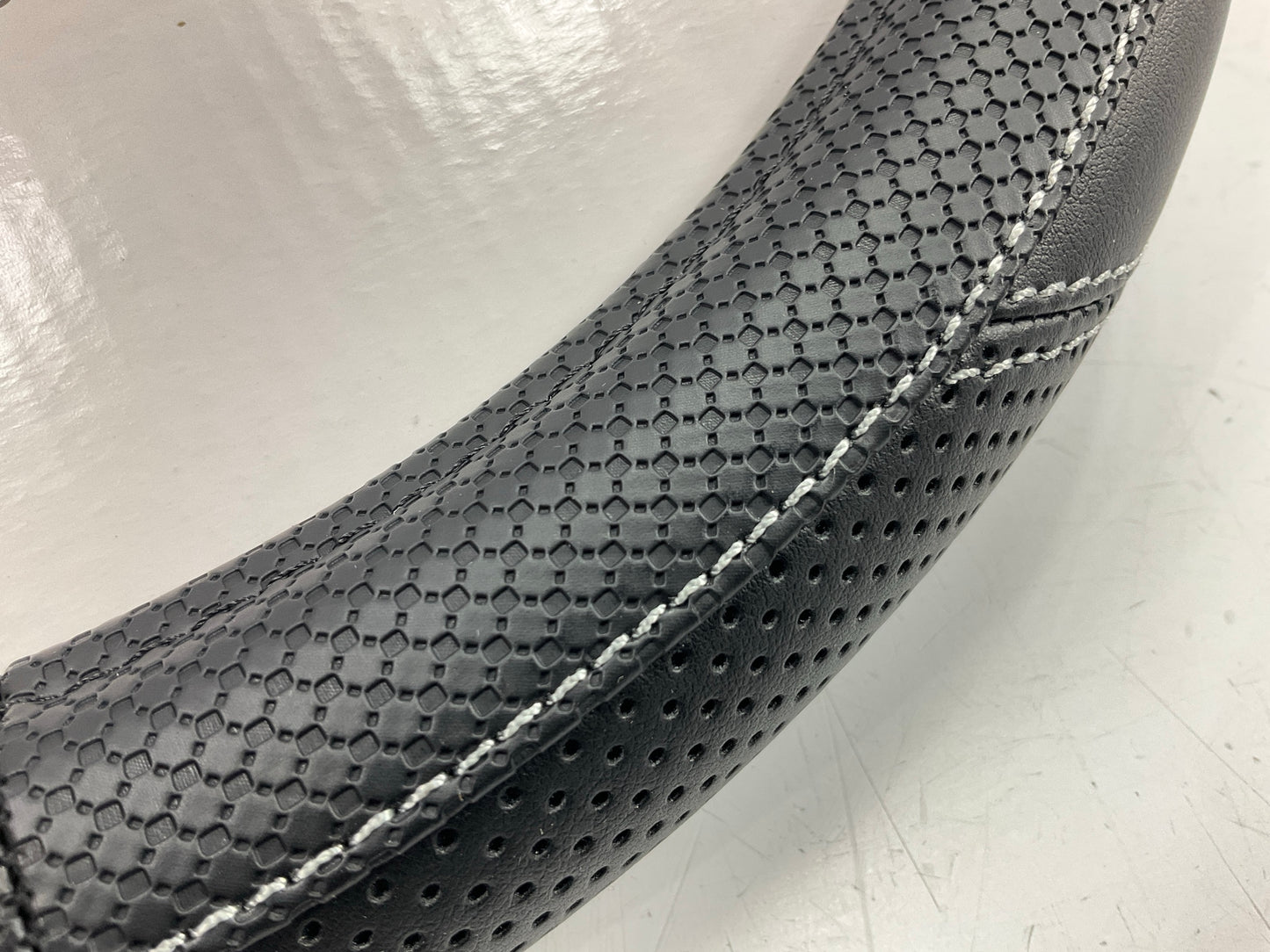 Custom Accessories 39823P Black Steering Wheel Cover 14-1/2'' - 15-1/2'' Diameter