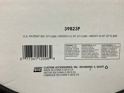 Custom Accessories 39823P Black Steering Wheel Cover 14-1/2'' - 15-1/2'' Diameter