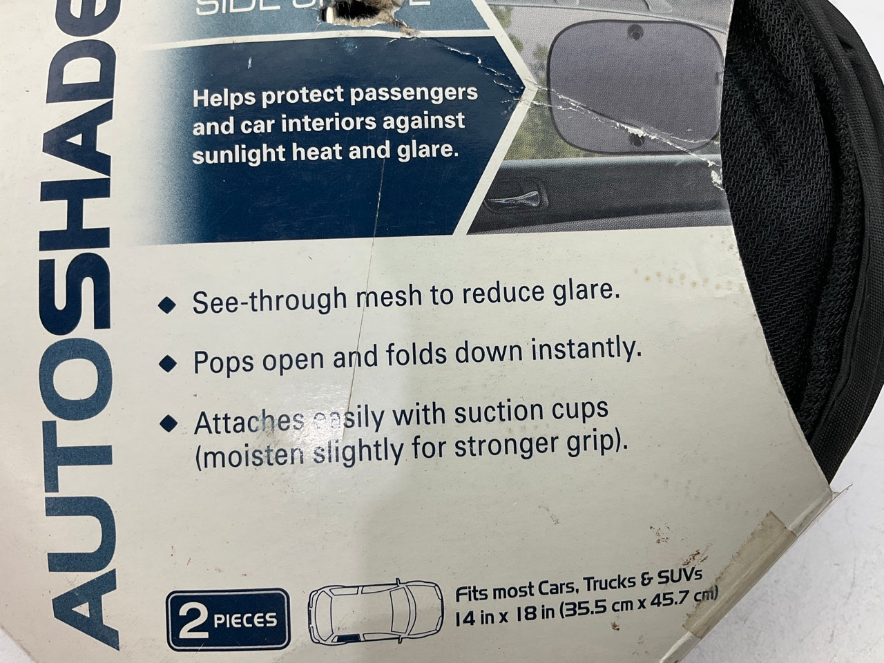 Custom Accessories 40708 Universal Autoshade Side Sun Shade 14x18''