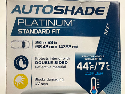 Custom Accessories 5052069 Sun Shade Windshield Solar Block Screen  - 23'' X 57''