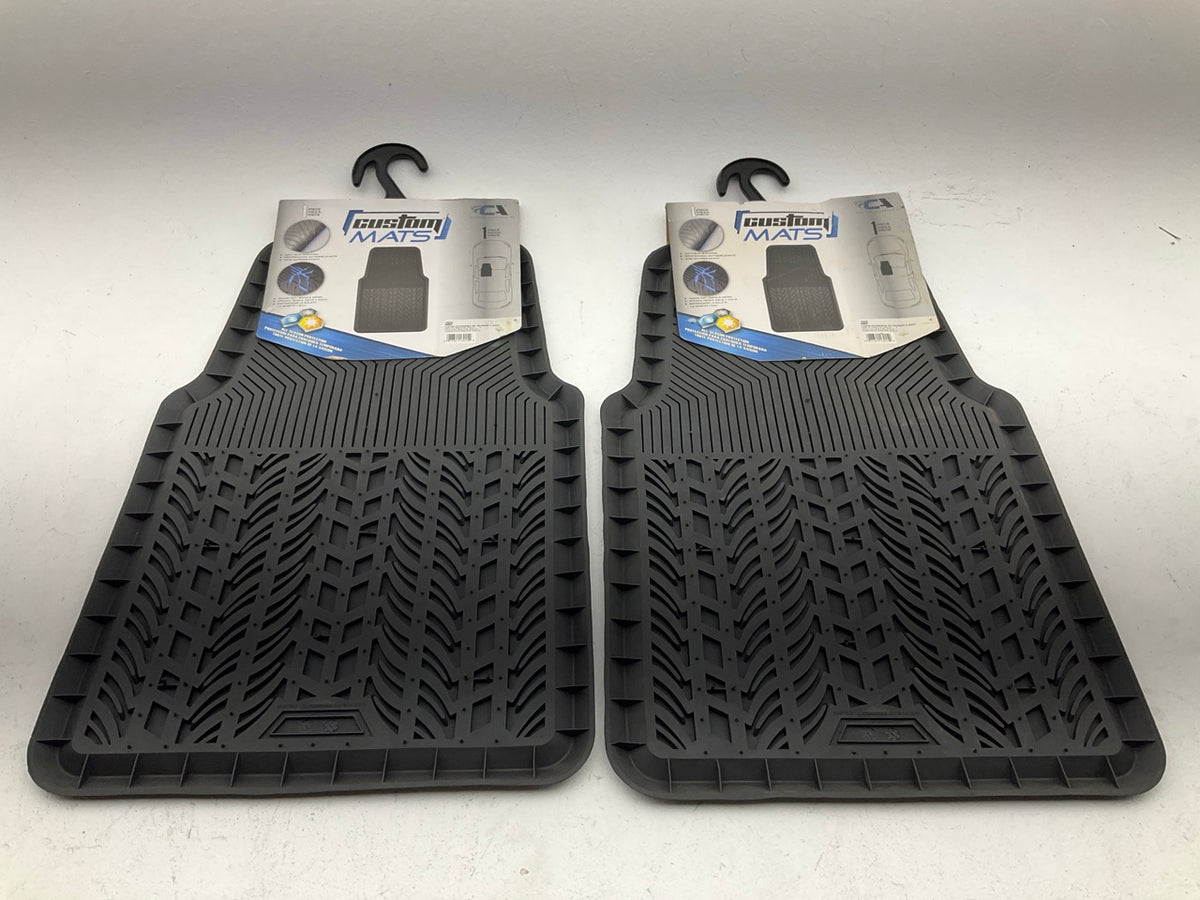 (2) Custom Acc. 1-Piece Rubber Interior Rubber Floor Mat SINGLE, 28-3/4''X18''