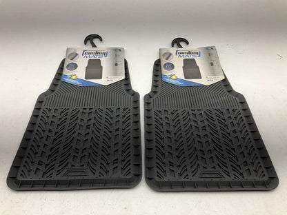 (2) Custom Acc. 1-Piece Rubber Interior Rubber Floor Mat SINGLE, 28-3/4''X18''