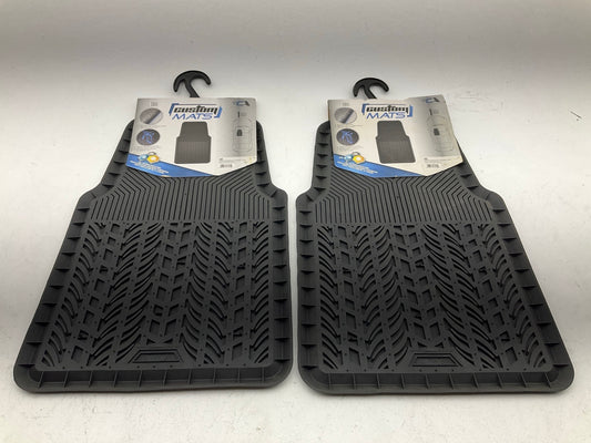 (2) Custom Acc. 1-Piece Rubber Interior Rubber Floor Mat SINGLE, 28-3/4''X18''