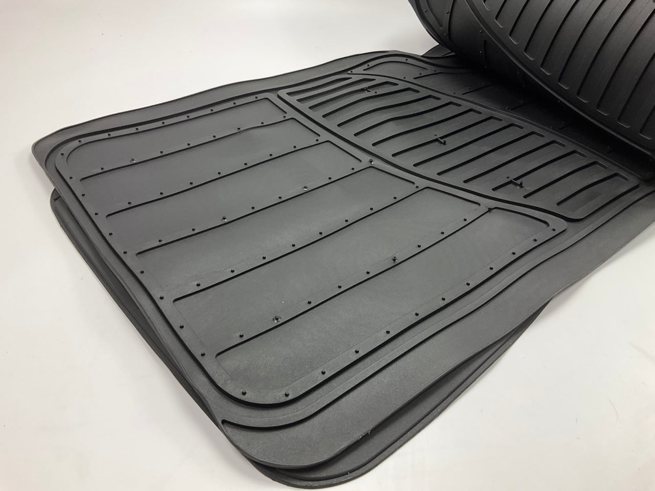 Custom Accessories 79920 Universal Cut To Fit Rubber Floor Liner Mats