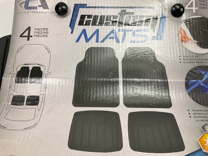 Custom Accessories 79920 Universal Cut To Fit Rubber Floor Liner Mats