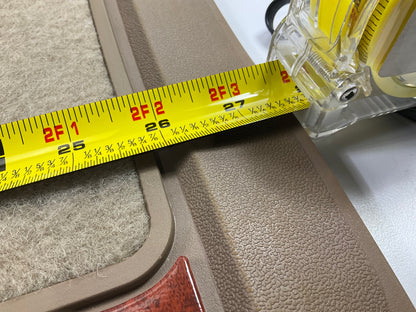 CA 8154 4-PIECE Heavy Duty TAN Floor Mat Carpet Set, Universal, 27-5/8''x19-3/4''