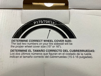 SCRATCHED - Custom Accessories 81703 UNIVERSAL Truck / SUV 16'' Wheel Cover Set