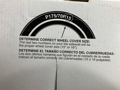 SCRATCHED - Custom Accessories 81703 UNIVERSAL Truck / SUV 16'' Wheel Cover Set