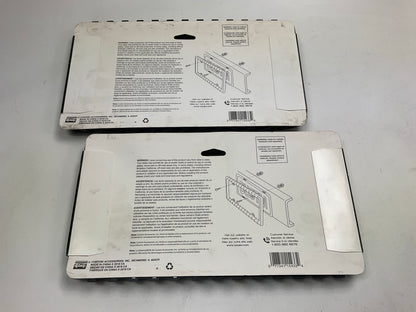 (x2) Custom Accessory Bumper Guard Rubber License Plate Frame Holder Protector