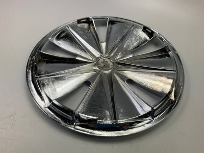 OPEN BOX Custom Accessories 93002 15'' Universal Chrome Wheel Cover Hub Caps Set