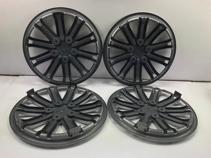 Custom Accessories 95102 15'' Wheel Cover Set Wheel Hub Caps For 15'' Rims