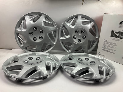 Custom Accessories 96902 Silver 16'' Wheel Cover Hub Cap Set