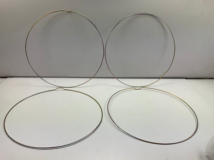 Custom Accessories 96902 Silver 16'' Wheel Cover Hub Cap Set