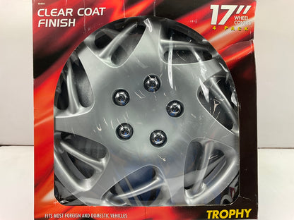 Custom Accessories 96903 Silver Wheel Cover Set - 17''