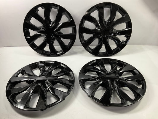 SCRATCHED Custom Accessories 96909 17'' Wheel Covers, Gloss Black - 4 Piece Set