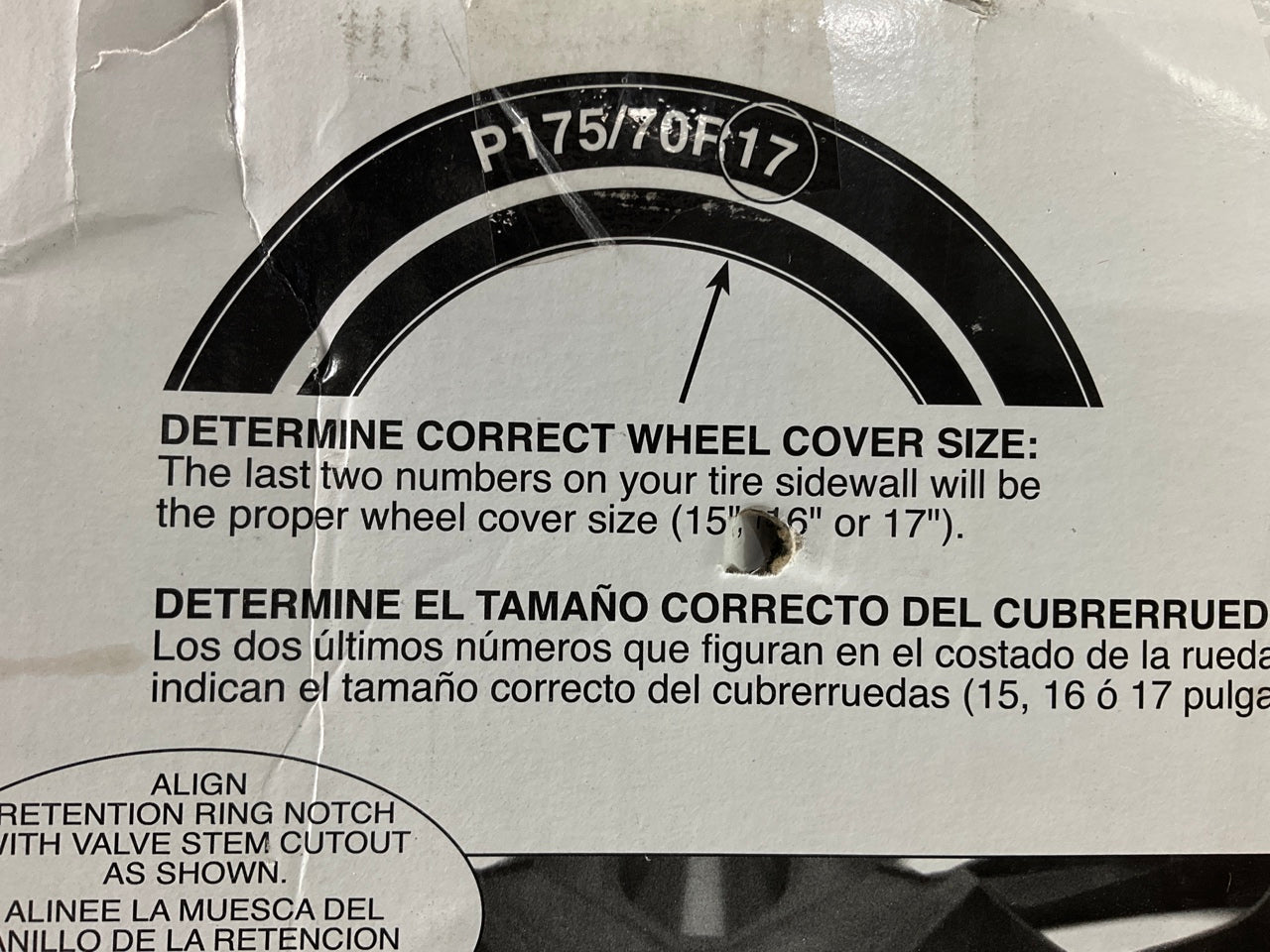 SCRATCHED Custom Accessories 96909 17'' Wheel Covers, Gloss Black - 4 Piece Set