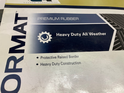 Custom PB40075PBI Heavy Duty All-weather Rubber Floor Mat (SINGLE)  29''x17''