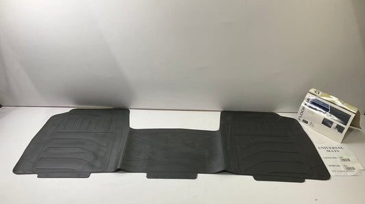 Custom PB61072 - Universal Rear Rubber Floor Mat, Anti-slip, Black, 28''x63''