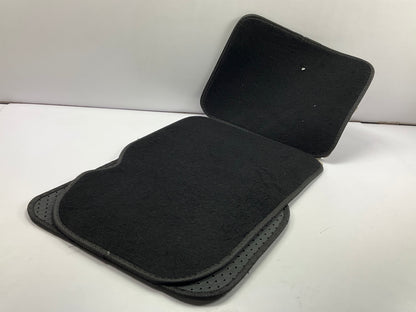 CA PB70072PBI 4-piece Universal Floor Mat Black Carpet Mats Set, 25''x16'' Front