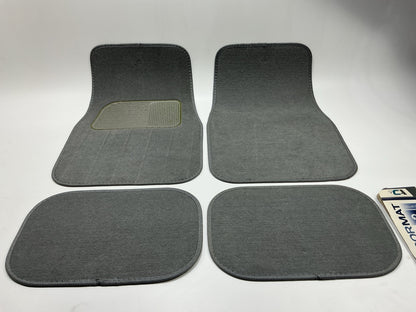 Custom PB80075PBI Universal Gray Floor Mat Carpet Set, 4-Piece