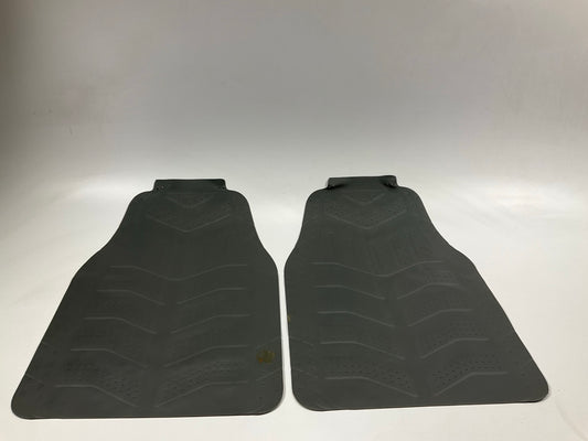 CA PB90075 Rubber Floor Mats, 4-Piece Set, Universal, Black Rubber SUV Truck Car