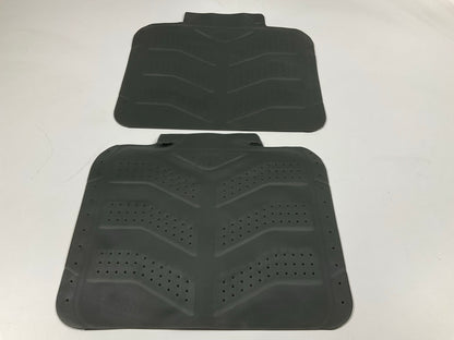 CA PB90075 Rubber Floor Mats, 4-Piece Set, Universal, Black Rubber SUV Truck Car