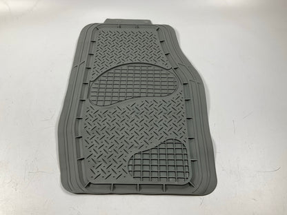 Kraco R2102B 2-Piece Rubber Truck / SUV Large Rubber Floor Mat Set, 28''x19.5''