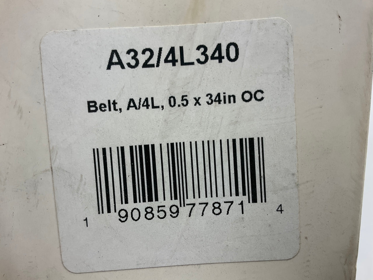 D&D Power A32 Industrial Accessory Drive Belt - 1/2'' X 34''