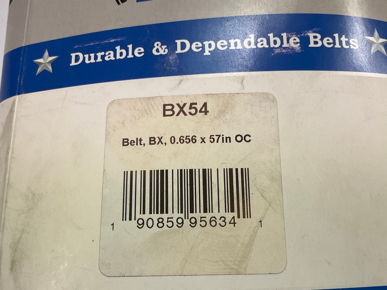 D&d Power BX54 Cogged Industrial Accessory Drive Belt - 5/8'' X 57''