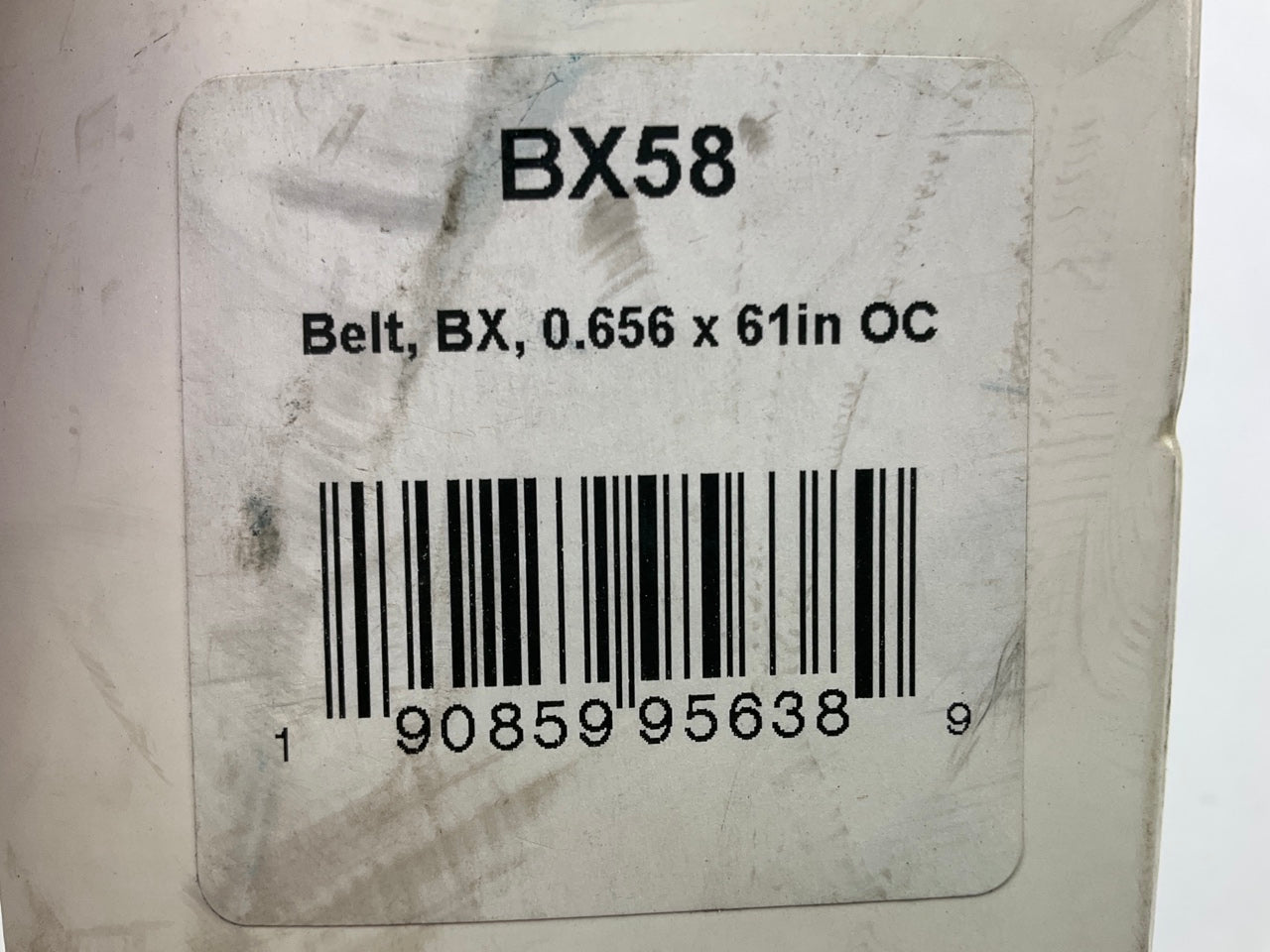 D&d Power BX58 Cogged Industrial Accessory Drive Belt - 5/8'' X 61''