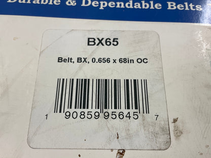 D&d Power BX65 Cogged Industrial Accessory Drive Belt - 5/8'' X 68''