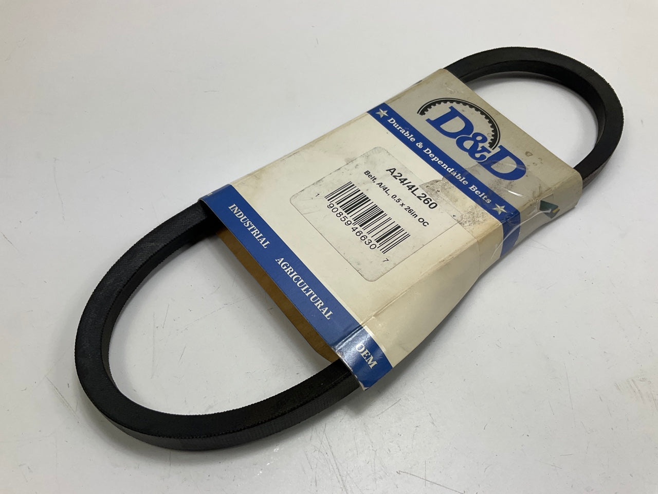 D&D A24-4L260 Lawn & Garden Power Equipment Accessory Drive Belt, 1/2'' X 26''