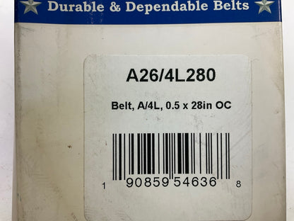 D&D A26-4L280 Lawn & Garden Power Equipment Accessory Drive Belt - 1/2'' X 28''