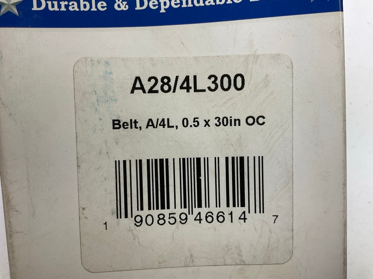 D&D A28-4L300 Lawn & Garden Power Equipment Accessory Drive Belt - 1/2'' X 30''
