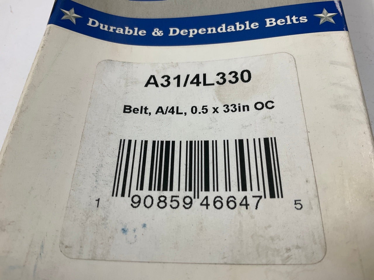 D&D A31-4L330 Lawn & Garden Power Equipment Accessory Drive Belt - 1/2'' X 33''
