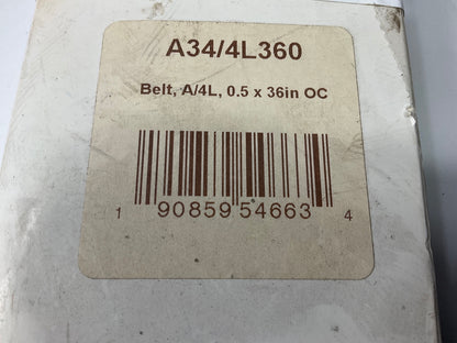 D&D A34-4L360 Lawn & Garden Power Equipment Accessory Drive Belt - 1/2'' X 36''