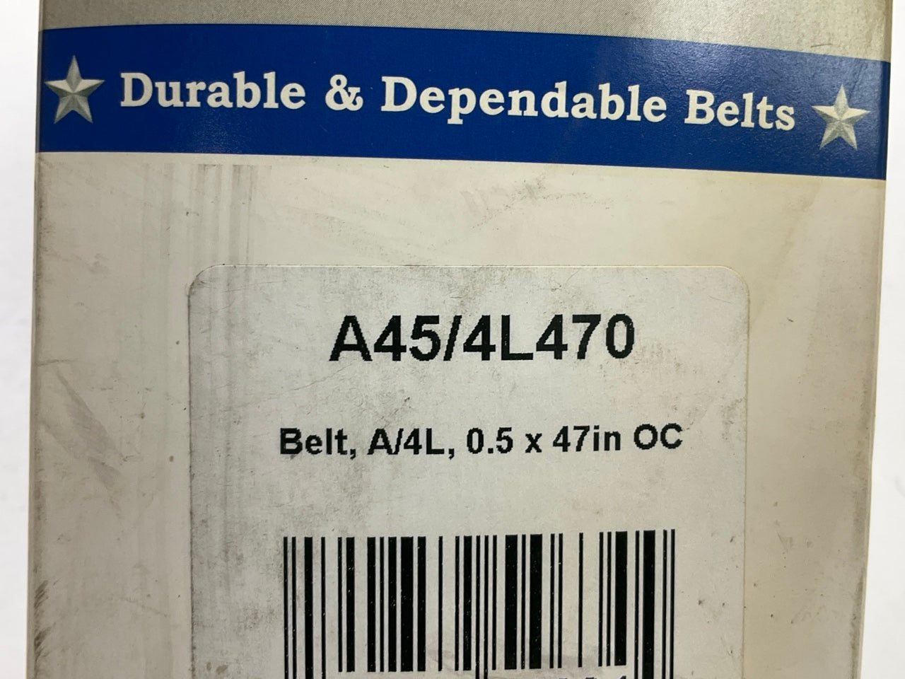 D&D A45-4L470 Industrial Accessory Drive V - Belt - 1/2'' X 47''