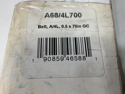 D&D A68-4L700 Lawn & Garden Power Equipment Accessory Drive Belt - 1/2'' X 70''