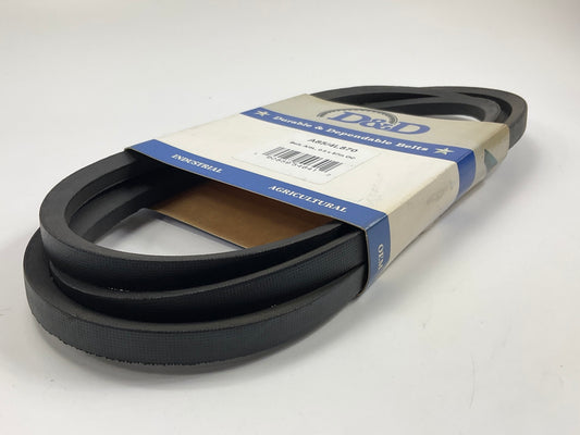 D&D A85-4L870 Industrial Accessory Drive V - Belt  - 1/2'' X 87''
