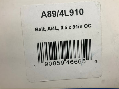 D&D A89-4L910 Lawn & Garden Power Equipment Accessory Drive Belt - 1/2'' X 91''