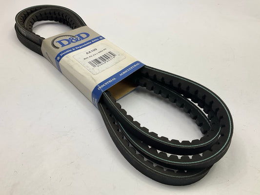 D&D AX100 Cogged Industrial Accessory Drive Belt - 1/2'' X 102''