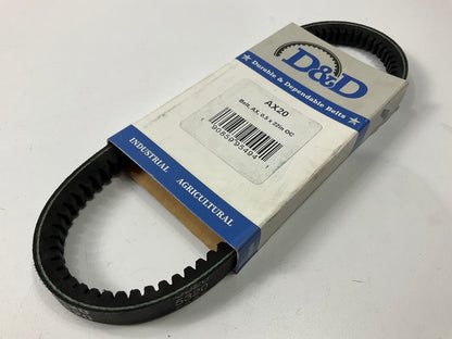 D&D AX20 Industrial Cogged Accessory Drive Belt - 1/2'' X 22''
