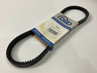 D&D AX29 Cogged Industrial Accessory Drive Belt - 1/2'' X 31''