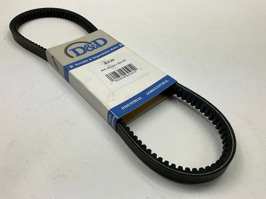 D&D AX30 Cogged Industrial Accessory Drive Belt - 1/2'' X 32''