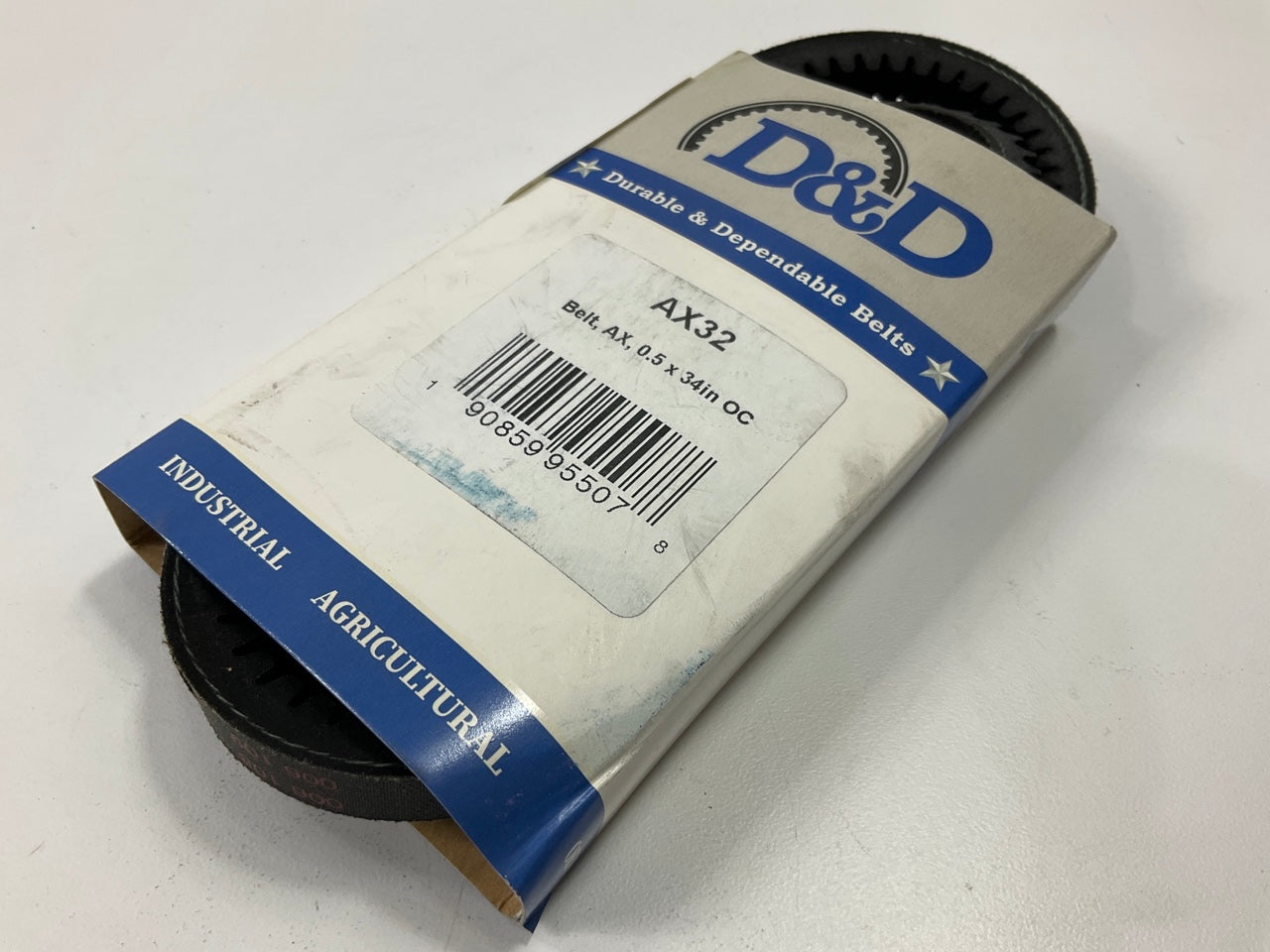 D&D AX32 Industrial Cogged Accessory Drive Belt - 1/2'' X 34''