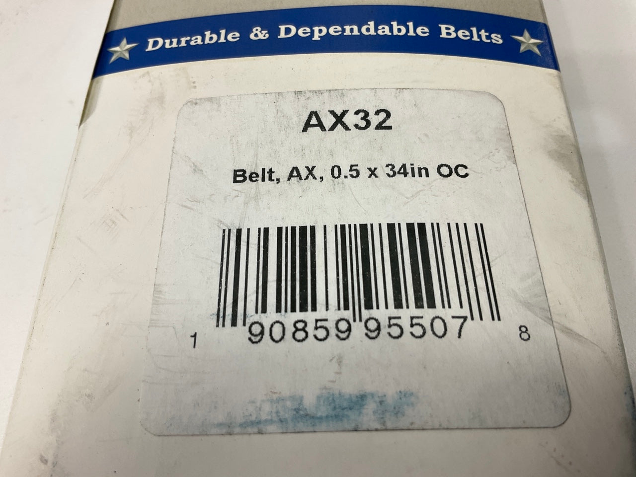 D&D AX32 Industrial Cogged Accessory Drive Belt - 1/2'' X 34''