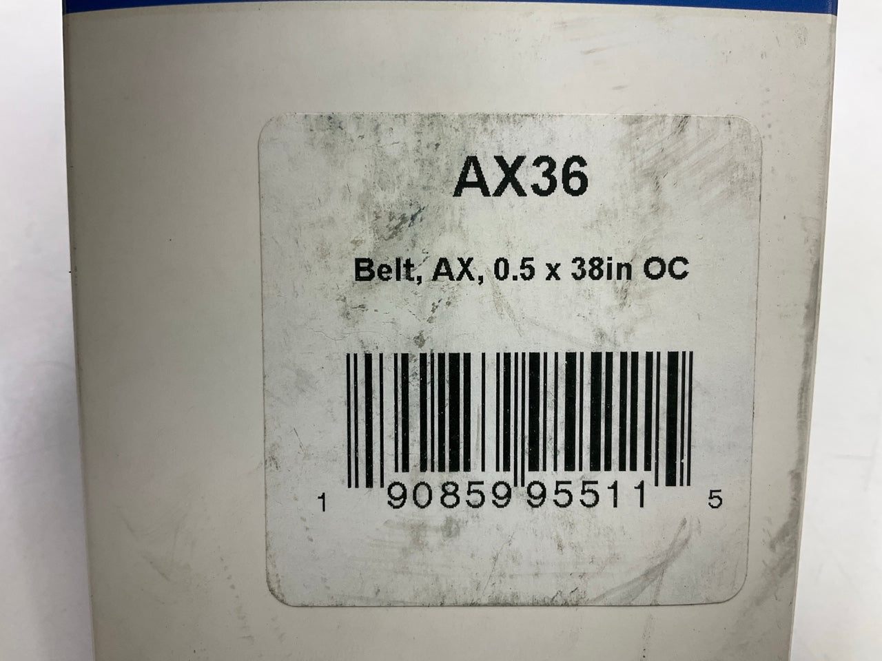 D&D AX36 Cogged Industrial Accessory Drive Belt - 1/2'' X 38''