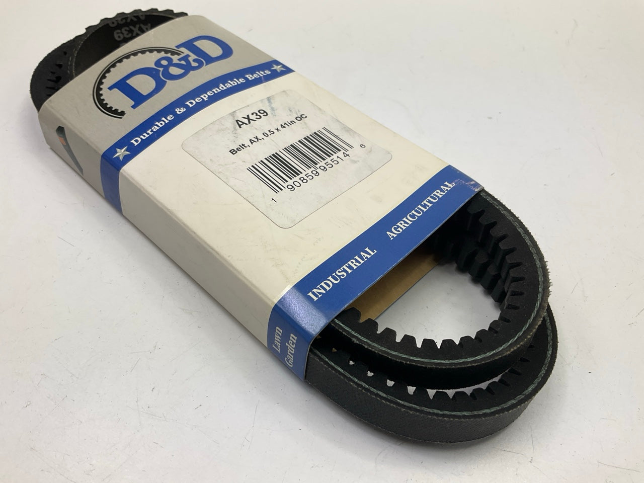 D&D AX39 Cogged Industrial Accessory Drive Belt - 1/2'' X 41''