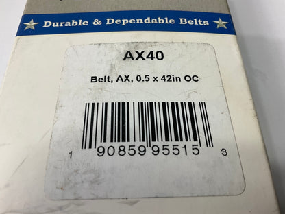 D&D AX40 Industrial Cogged Accessory Drive Belt - 1/2'' X 42''